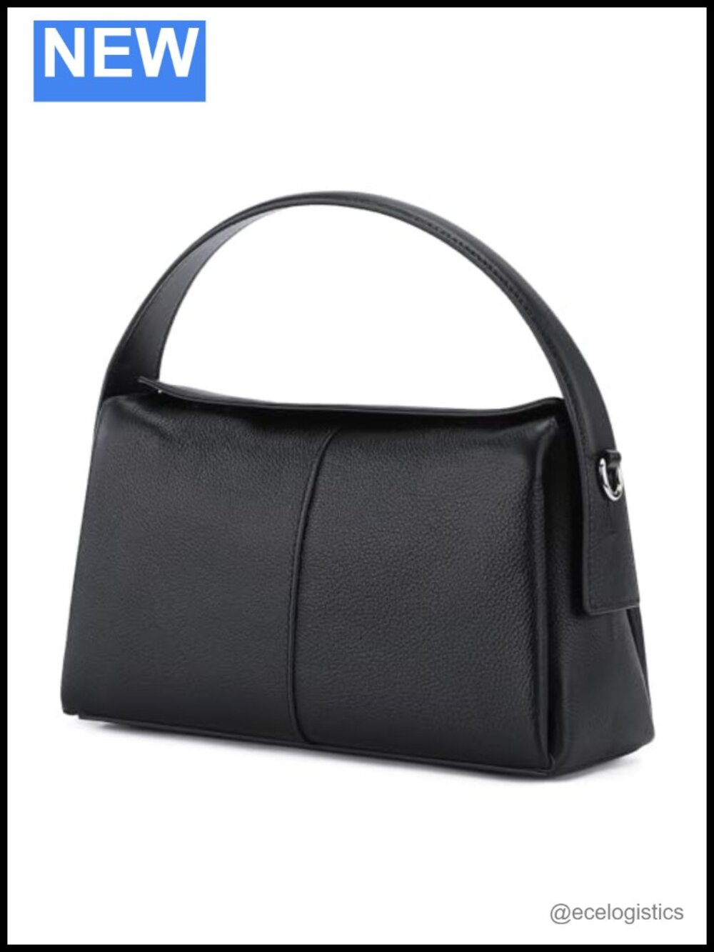 Genuine Top Grain Leather Women 2-in-1 Handbag Shoulder Bag Tote